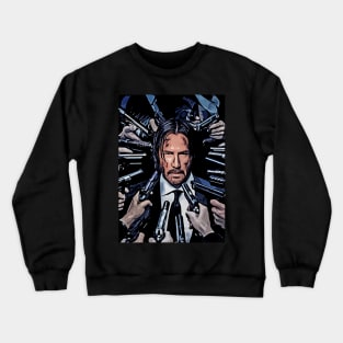 John Wick Elegance in Vengeance Crewneck Sweatshirt